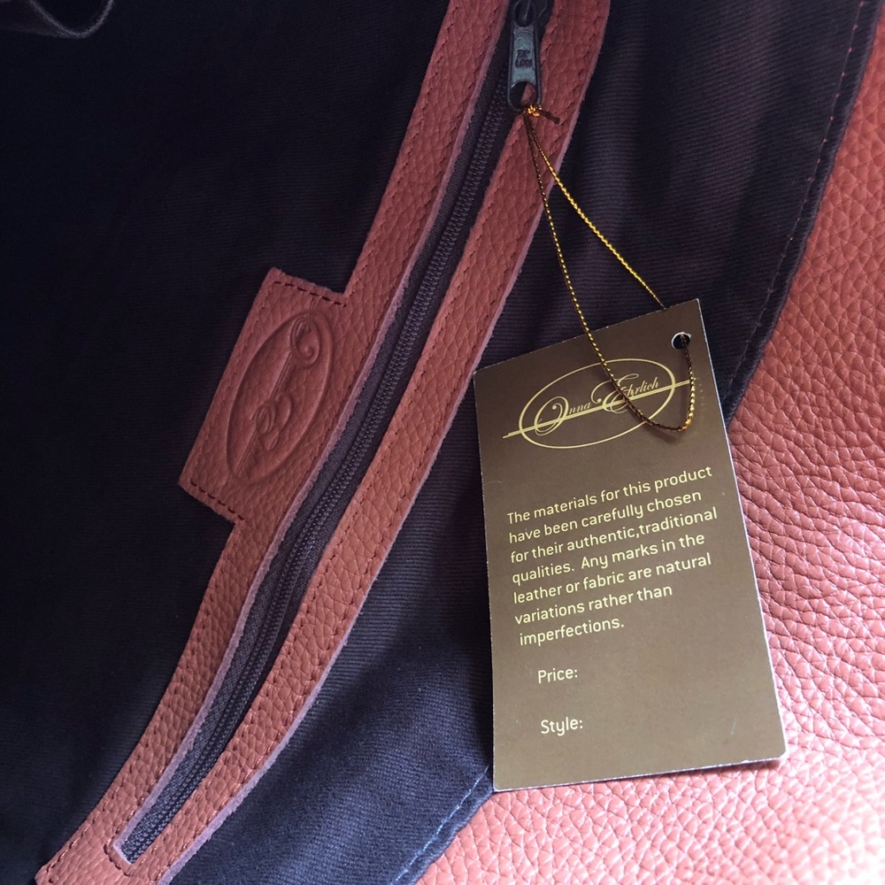 NWT Onna Ehrlich Cognac Leather Rachel Hobo Bag - Picture 5 of 8